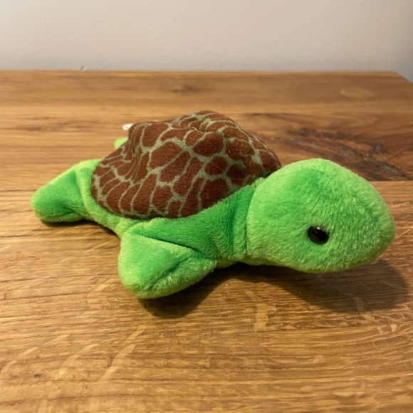 Ty Beanie Babies Speedy Turtle Green 1994 – New Tag Protector VINTAGE - Picture 8 of 9